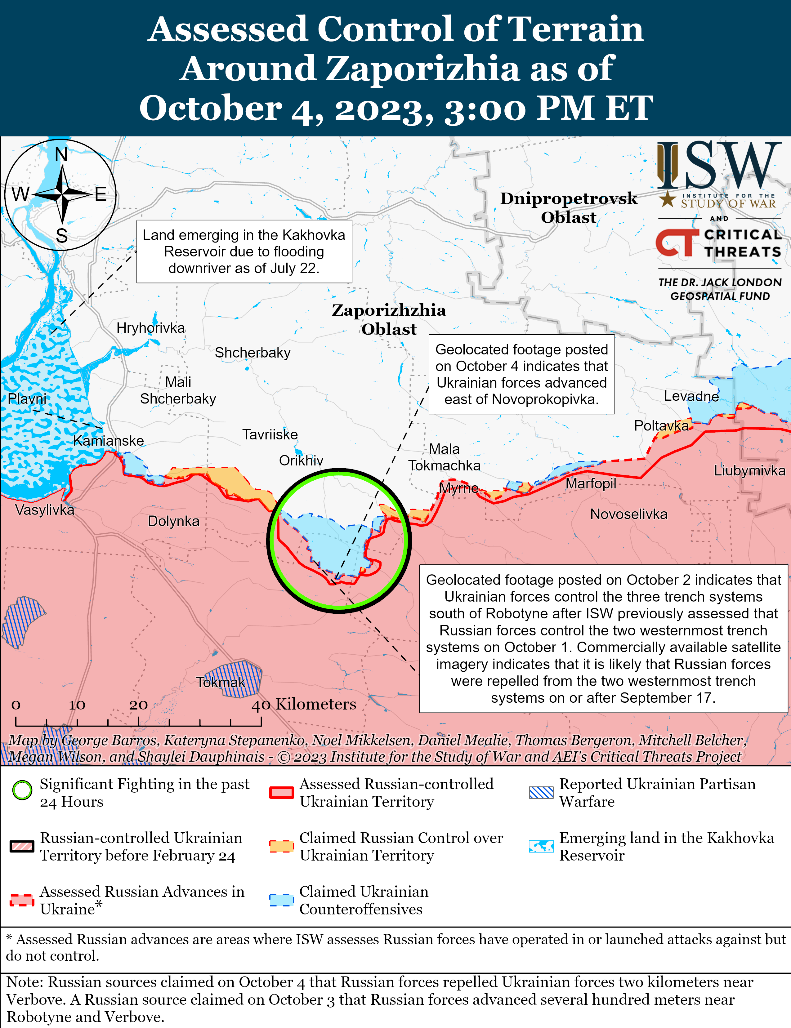 ЗСУ просунулися в районі Новопокропівки та в Донецькій області: карти боїв ISW